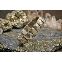 Pyrit Armband nat. gold schimmernder Pyrit 