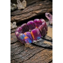 Amethyst Armband nat. lila Amethyst Edelsteine 250ct.