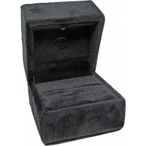 Ring Verpackung schwarzes Samt mit LED Beleuchtung Maß 55x58x55mm Verpackung