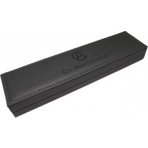 Universal Armband Box Leder grau, Maße 220x55x28mm Hartplastik mit Lederauflage, Verpackung