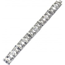 Diamantarmband Weißgold 750 mit ca. 29 Carat Diamanten UNIKAT feiner Juwelier Paris