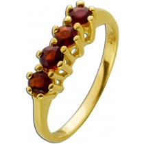  Granat Spessartin Ring Gold 333 8 Karat weinrote Edelsteine