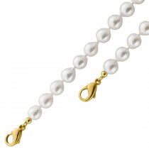Perlenkette Armband Set Akoyaperlen Gold 750 18K