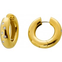 Brillant Creolen Gold 750 18 Karat Diamanten 0.3ct Klapp Scharnier