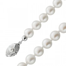 Perlenkette 48cm Gold 333 8K Akoyaperlen 7mm 