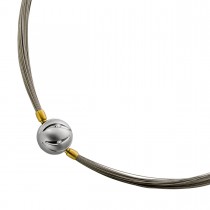 Perlen Collier Halsreif Weissgold 585 14 Karat Akoya Designer Brillanten