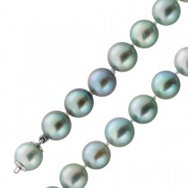Perlenkette 45cm Akoyaperlen 8.5-8mm Weißgold 750 18K