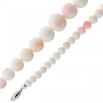 Korallkette Angel Skin Korallen 15.7-6.1mm Silber 925 