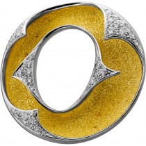 Diamant Anhänger Gold 750 18K Brillanten 1.1ct 