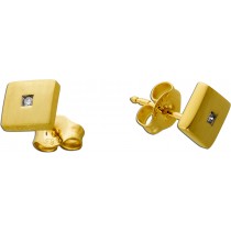 Brillant Ohrringe Gold 585 14 Karat Brillanten 0.04ct