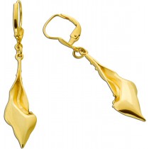 Ohrringe Gold 333 8 Karat Lapponia Look Antikschmuck