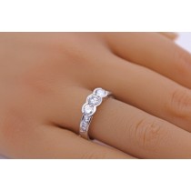 Brillantring Weißgold 585 18K Diamanten 1.43ct Lupenrein