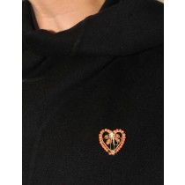 Korallenbrosche Gelbgold 333 Angel Skin Korallen Antikschmuck