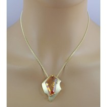 Citrin Anhänger Gold 585 14K honiggelber Citrin 33.7ct