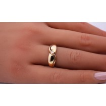 Solitärring Gold 750 18 Karat Solitär Brillant 0.015ct