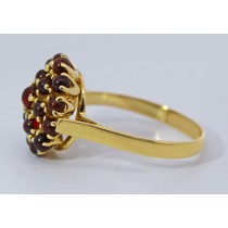 Rubinring Gold 585 14K rote Rubin Edelsteine 3.33ct Antikschmuck