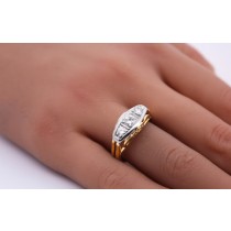 Brillantring Gold 585 14K Brillanten 0.70ct Antikschmuck