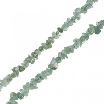 Aquamarinkette ozeanblaue Edelsteine Rohsteine 450ct