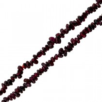 Granat Kette endlos Rohsteine weinrot violett 265.35ct 