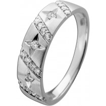 Diamantring Platin 950 Brillanten 0.25ct Lupenrein 