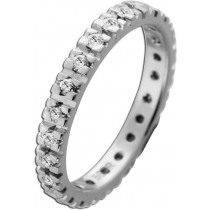 Memoire Ring Weißgold 585 14K Brillanten 0.72ct Vorsteckring