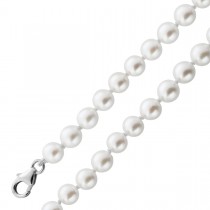 Perlenkette 41cm Akoyaperlen 5.5-5.3mm