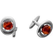 Bernstein Manschettenknöpfe Silber 825 Baltische Bernsteine Antikschmuck
