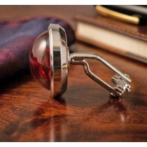 Bernstein Manschettenknöpfe Silber 835 baltische Bernsteine Antikschmuck