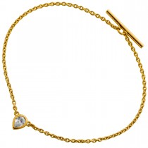 Krawattenkette Gold 750 Diamant 0.45ct Günter Krauss Antikschmuck