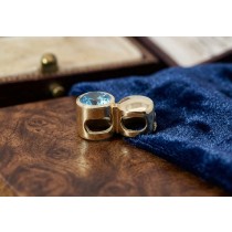 Topas Anhäger Gold 585 14K Swiss Blue Topas 0.55ct