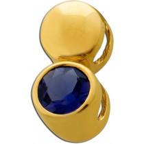 Tansanit Anhänger Gold 585 14K blauer Tansanit 0.53ct