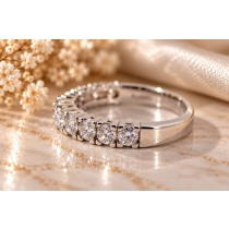 Memoire Brillantring Gold 585 14K Brillanten 1ct.