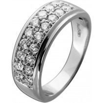 Memoire Brillantring Gold 585 14K Brillanten 0.70ct
