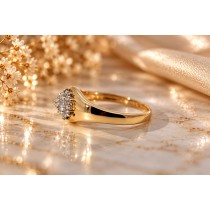 Brillantring Gold 585 14K Brillanten 0.38ct