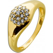 Brillantring Gold 585 14K Brillanten 0.38ct