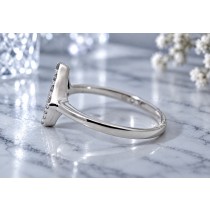 Brillantring Weißgold 585 14K Brillanten 0.48ct