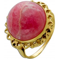 Rhodochrosit Ring Gold 333 8K Rhodochrosit 23ct Antikschmuck