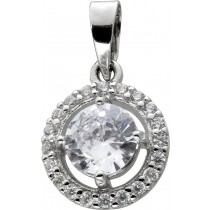 Anhänger Silber 925 Halo 2ct. Circle of Life Design Tiffany Christine