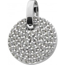 Anhänger Silber 925 rhodiniert 70 Zirkonia Brillantlook Circle of Life 
