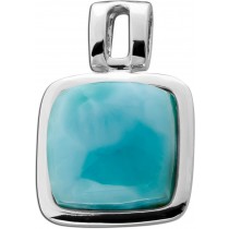 Larimar Anhänger Silber 925 hellblauer Edelstein 7.20ct