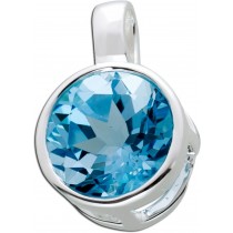 Blautopas Edelsteinanhänger Sterling Silber 925_01
