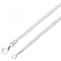 Panzerkette Herrenkette Silberkette Halskette Sterling Silber 925 masisv rhondiniert_01