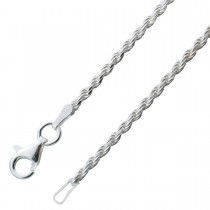 Kordelkette Halskette Silberkette Silbercollier Sterling Silber 925 massiv rund gedreht poliert_01