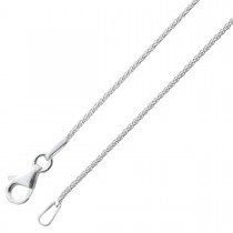 Silberkette Kordelkette 1mm Damenkette Silberkette Silberarmband Halskette Armband Collier Silber 925 massiv poliert _01