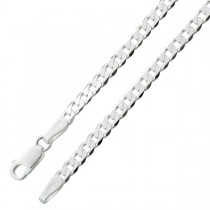 UNO A ERRE Panzerkette Panzerarmband Herrenarmband Herrenkette Flachpanzer Silber 925 massiv_01