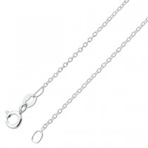UNO A ERRE Erbskette Rollokette Silberkette Halskette Silbercollier 1mm Sterling Silber 925 massiv poliert _01