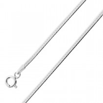 Fishbonekette Fischgrätenkette flache Schlangenkette Silberkette Halskette Silbercollier Silber 925_01