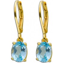 Ohrhänger Blautopas Sterling Silber 925 gelb vergoldet_01