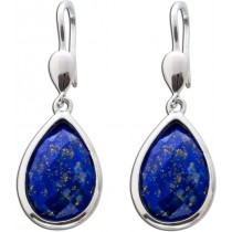 Ohrringe - Ohrhänger blauer Lapislazuli Sterling Silber 925 