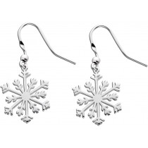 Ohrhänger Silber 925 Ohrringe Schneeflocke Ohrhänger_01